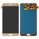 Дисплей для Samsung J710 Galaxy J7 (2016), золотистый, без регулировки яркости, без рамки, Сopy, (TFT)