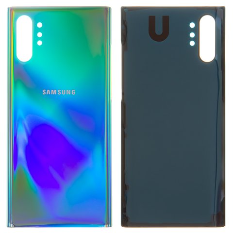 Задняя панель корпуса для Samsung N975F Galaxy Note 10 Plus, серебристая, aurora glow