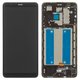 Дисплей для Samsung A013 Galaxy A01 Core, M013 Galaxy M01 Core, чорний, з рамкою, Original, сервісне опаковання, original glass, #GH82-23392A/GH82-23561A