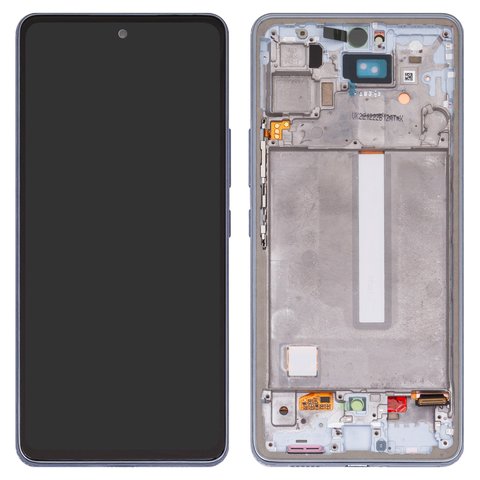 Дисплей для Samsung A536 Galaxy A53 5G, синій, з рамкою, Original PRC 