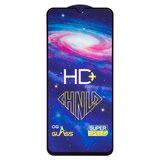 Защитное стекло HD+ для Xiaomi Poco C40, Redmi 10C, Redmi 12C, 0,33 мм 9H, совместимо с чехлом, Full Glue, черный