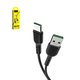 USB кабель Hoco X33, USB тип-C, USB тип-A, 100 см, 5 А, черный, VOOC, #6931474706119
