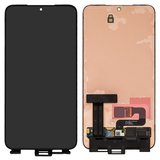 Дисплей для Samsung S911 Galaxy S23, чорний, без рамки, Оригінал (переклеєне скло)