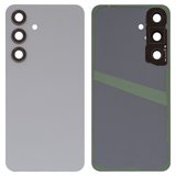 Задняя панель корпуса для Samsung S921 Galaxy S24, серая, со стеклом камеры, marble grey