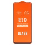 Защитное стекло для Motorola Moto G9 Plus XT2087, совместимо с чехлом, Full Glue, (без упаковки), черный