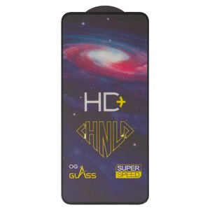 Защитное стекло All Spares для Motorola Moto G60, 0,33 мм 9H, совместимо с чехлом, Full Glue, черный, cлой клея нанесен по всей поверхности, HD+