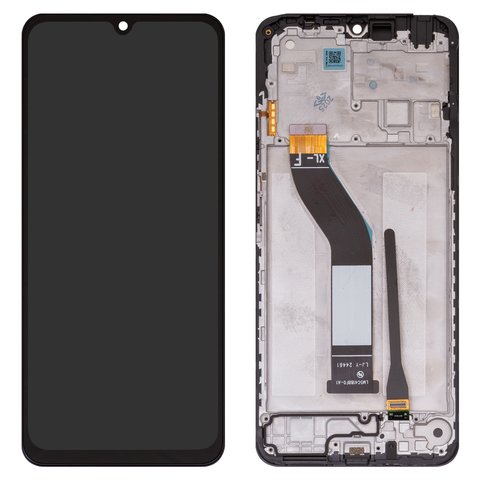 Дисплей для Xiaomi Redmi 14R, черный, с рамкой, Original PRC 