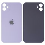 Задняя панель корпуса для iPhone 11, фиолетовая, не нужно снимать стекло камеры, Original (PRC), big hole
