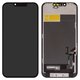 Дисплей для iPhone 13, чорний, з рамкою, Copy, (TFT), ZY, LTPS FHD