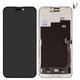 Дисплей для iPhone 15 Pro Max, черный, с рамкой, High Copy, без микросхемы, (AMOLED), GX OEM soft, 120Hz