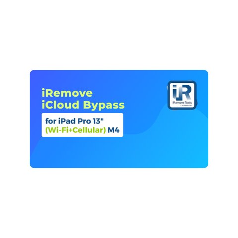 iRemove iCloud Bypass для iPad Pro 13 inch Wi Fi+Cellular  M4