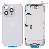 Корпус для iPhone 16 Pro, белый, с держателем SIM-карты, с боковыми кнопками, Original (PRC), EU Version, white titanium