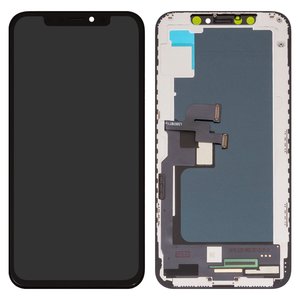 Дисплей для iPhone XS, черный, с рамкой, Copy, TFT , GXYK