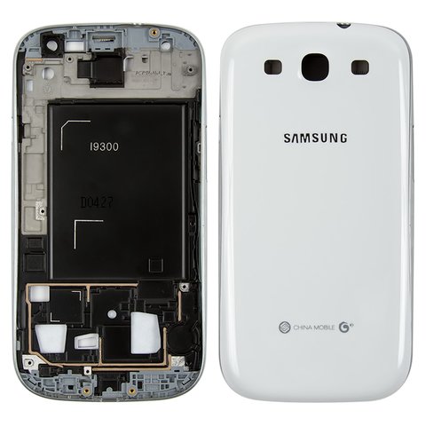Housing compatible with Samsung I9300 Galaxy S3, white 