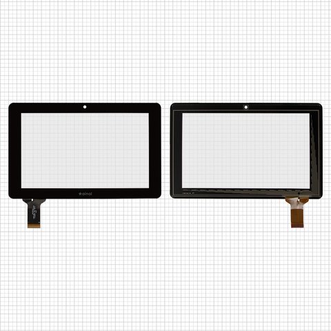 Сенсорный экран для China Tablet PC 7"; Ainol Novo 7 Crystal, Novo 7 Elf, черный, 186 мм, 30 pin, 117 мм, емкостный, 7", #HOTATOUCH C186116A1 C186116A1 PG FPC635DR FT5206GE1