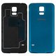 Battery Back Cover compatible with Samsung G900H Galaxy S5, (dark blue)