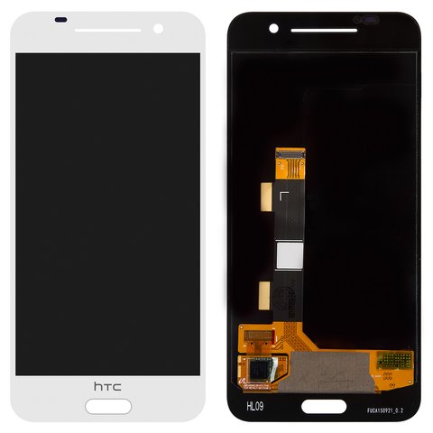 LCD compatible with HTC One A9, white 