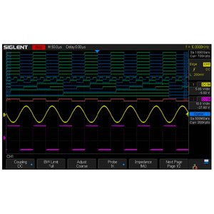 Opción de software "analizador lógico" SIGLENT SDS 1000X 16LA para osciloscopios SIGLENT de serie SDS1000X