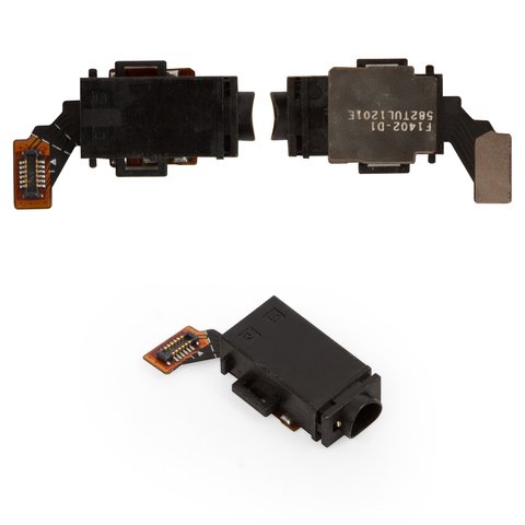 Conector de manos libres puede usarse con Sony E2312 Xperia M4 Aqua Dual, con cable flex