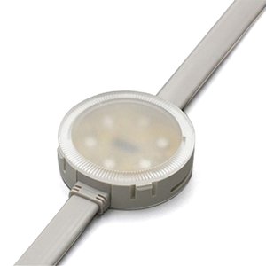 Round LED Module Kit full color, 6 SMD3535 LEDs, 50 mm, IP68, 20 pcs. 