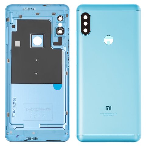 Housing Back Cover compatible with Xiaomi Redmi Note 5, Redmi Note 5 Pro, blue 