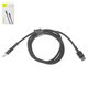 Cable USB Baseus Cafule, 2xUSB tipo-C, 100 cm, 60 W, 3 A, negro, #CATKLF-GG1