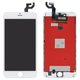LCD compatible with Apple iPhone 6S Plus, (white, with frame, AAA, Tianma+)