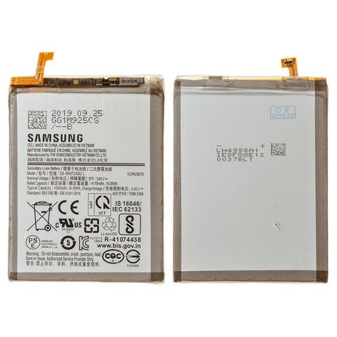 Battery EB BN972ABU L compatible with Samsung N975F Galaxy Note 10 Plus, Li ion, 3.85 V, 4300 mAh, Original PRC  