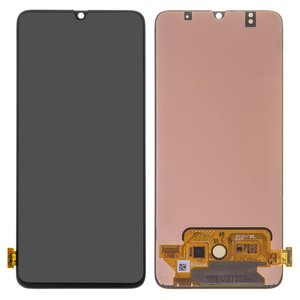 Pantalla LCD puede usarse con Samsung A705 Galaxy A70, negro, sin marco, original vidrio reemplazado 