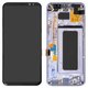 LCD compatible with Samsung G955 Galaxy S8 Plus, (gray, with frame, Original, service pack, orchid Gray, original glass) #GH97-20470C/GH97-20564C/GH97-20565C