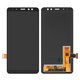 LCD compatible with Samsung A530 Galaxy A8 (2018), (black, without frame, High Copy, with wide edge, (OLED))