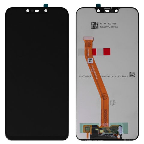 LCD compatible with Huawei Mate 20 lite, black, without frame, original change glass  , SNE LX1 