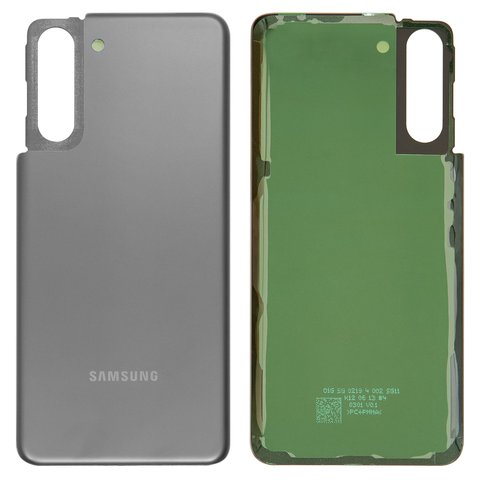Housing Back Cover compatible with Samsung G991 Galaxy S21 5G, gray 