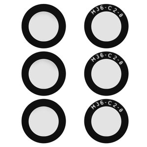 Camera Lens compatible with Samsung A047 Galaxy A04s, black, without frame, set 3 pcs. 