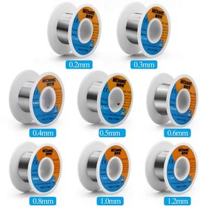 Estaño Mechanic HX T100, Sn 63% , Pb 37%, flux 1 3%, 0,8 mm, 55 g