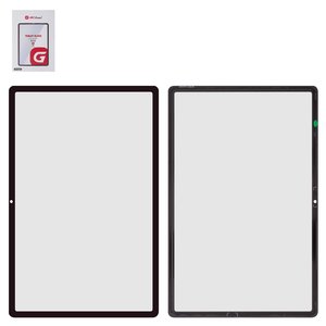 Housing Glass G+OCA PRO compatible with Samsung X810, X816  Galaxy Tab S9 Plus, with OCA film, black 