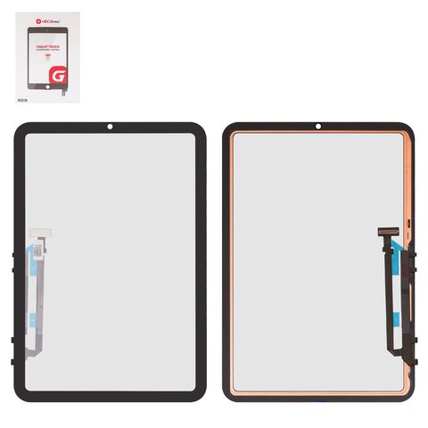 Touchscreen G+OCA PRO compatible with iPad Mini 6 2021 , iPad Mini 7 2024 , with OCA film, black 