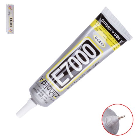 Adhesivos sellador Zhanlida E7000, universal, 50 ml, transparente
