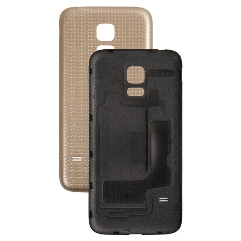 Battery Back Cover compatible with Samsung G800H Galaxy S5 mini, golden 