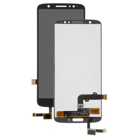 LCD compatible with Motorola XT1925 Moto G6, black, Copy 