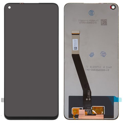 Дисплей для Xiaomi Redmi 10X 4G, Redmi Note 9, черный, без рамки, Original PRC , M2003J15SC, M2003J15SG, M2003J15SS