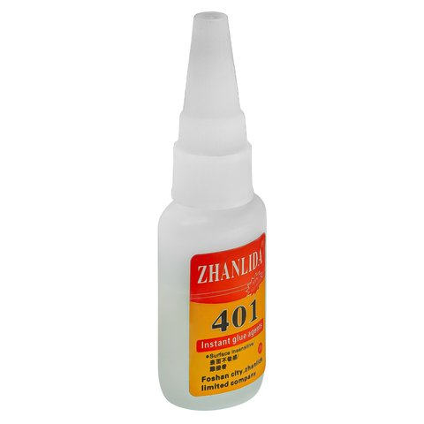 Superglue Zhanlida 401, 20 ml, universal 