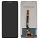 LCD compatible with Tecno Spark 20 Pro (KJ6); Infinix Hot 40 (X6836), Hot 40 Pro (X6837), (black, without frame, Original (PRC))
