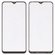 Housing Glass G+OCA PRO compatible with Samsung A205 Galaxy A20, M107F/DS Galaxy M10s, (with OCA film, black)