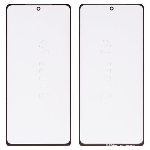 Housing Glass G+OCA PRO compatible with Samsung N980F Galaxy Note 20, N981 Galaxy Note 20 5G, with OCA film, black 