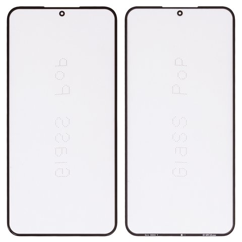 Housing Glass G+OCA PRO compatible with Samsung S906B Galaxy S22 Plus 5G, with OCA film, black 