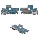 Flat Cable compatible with Samsung A566 Galaxy A56, (charge connector, with components, Original (PRC), charging board)