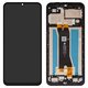 LCD compatible with ZTE Blade A35, Blade A55, (black, with frame, Original (PRC), JTD068037X0-FPCA_A, FPC-T67PTS13V3F, LM5C4180F0-B1)