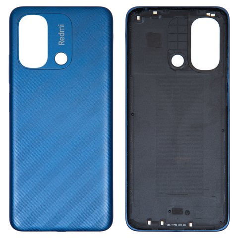 Задняя панель корпуса для Xiaomi Redmi 12C, синяя