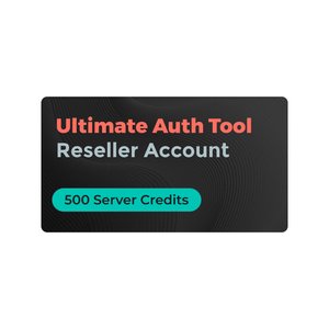 Ultimate Auth Tool Reseller Account 500 Server Credits 